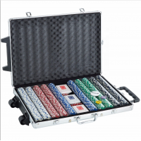 popular Pro sleek aluminum poker chip case