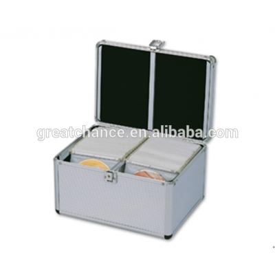 240 Disc Aluminum DJ Fight Case CD / DVD Storage Box